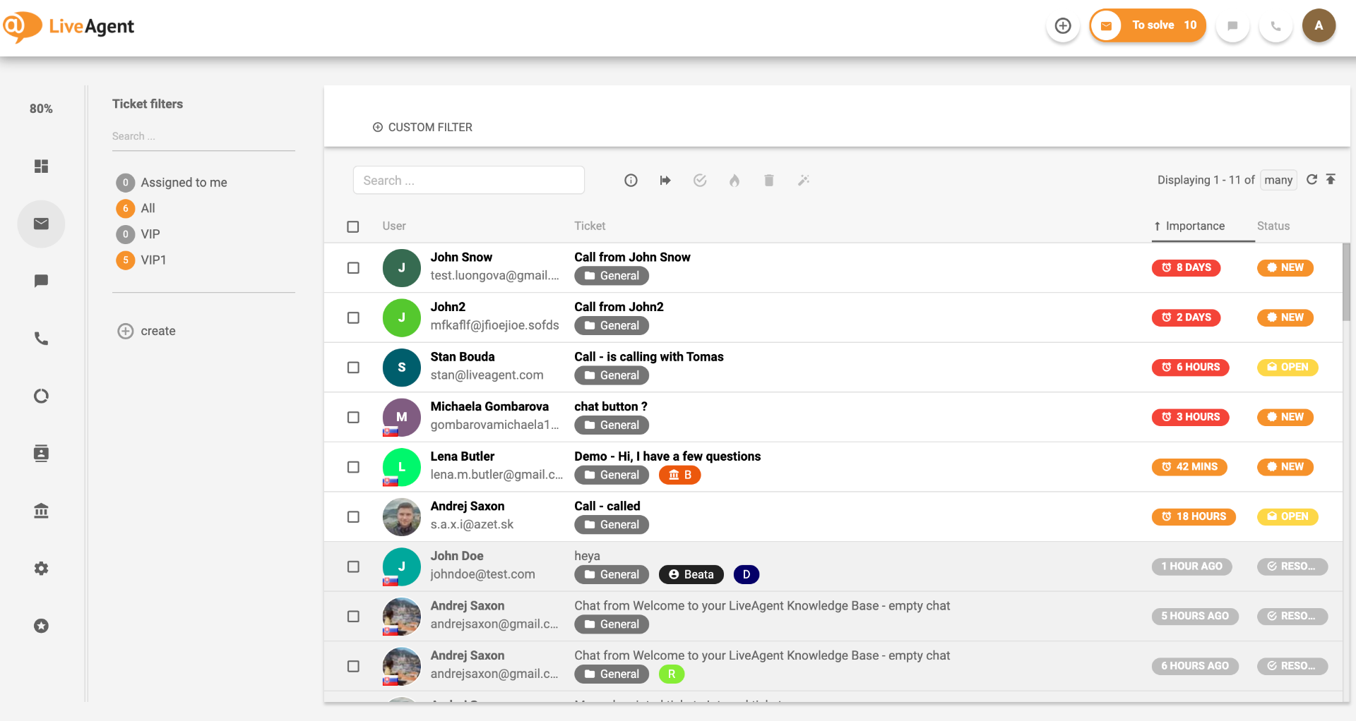 LiveAgent - Best for Email + Live Chat 