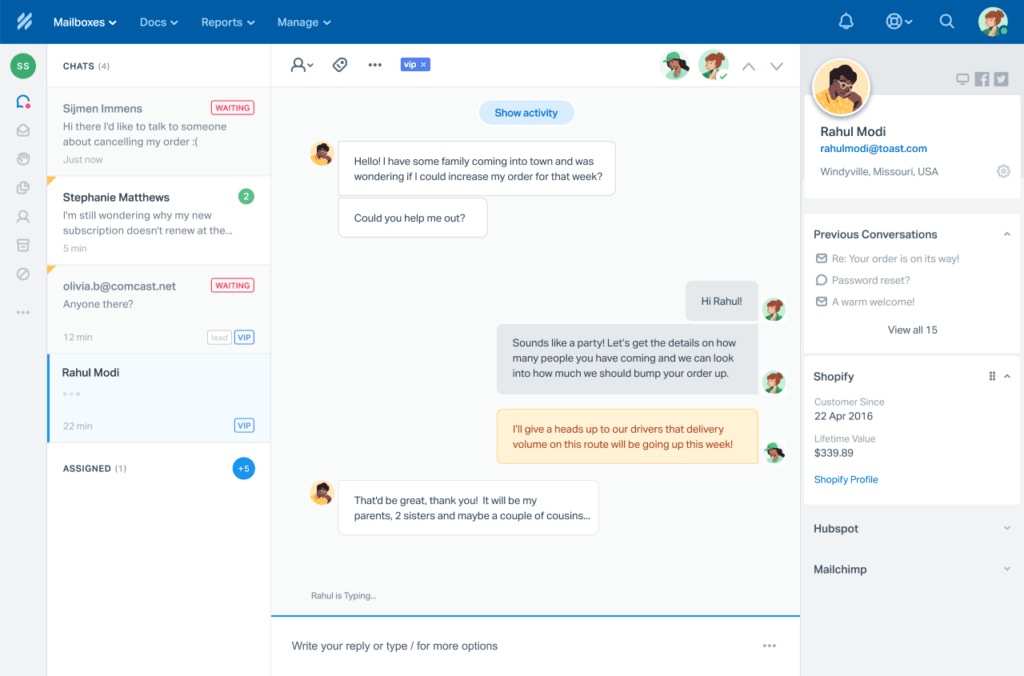 HelpScout - Best for Customer Conversations & Unified Platform