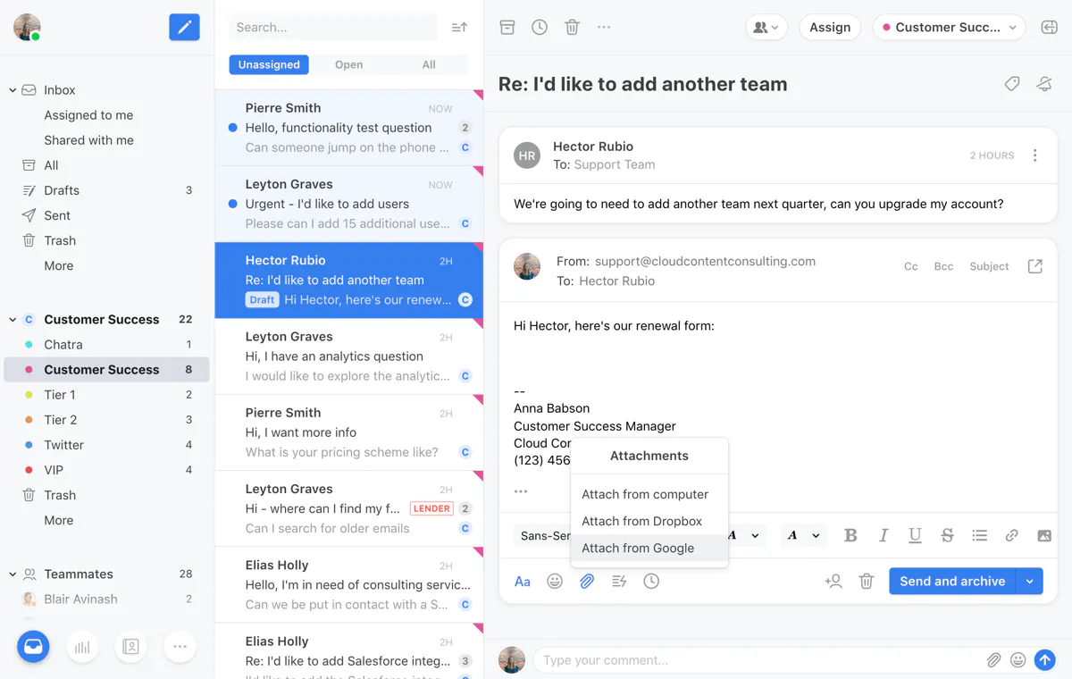 Email Automation and Collaboration
