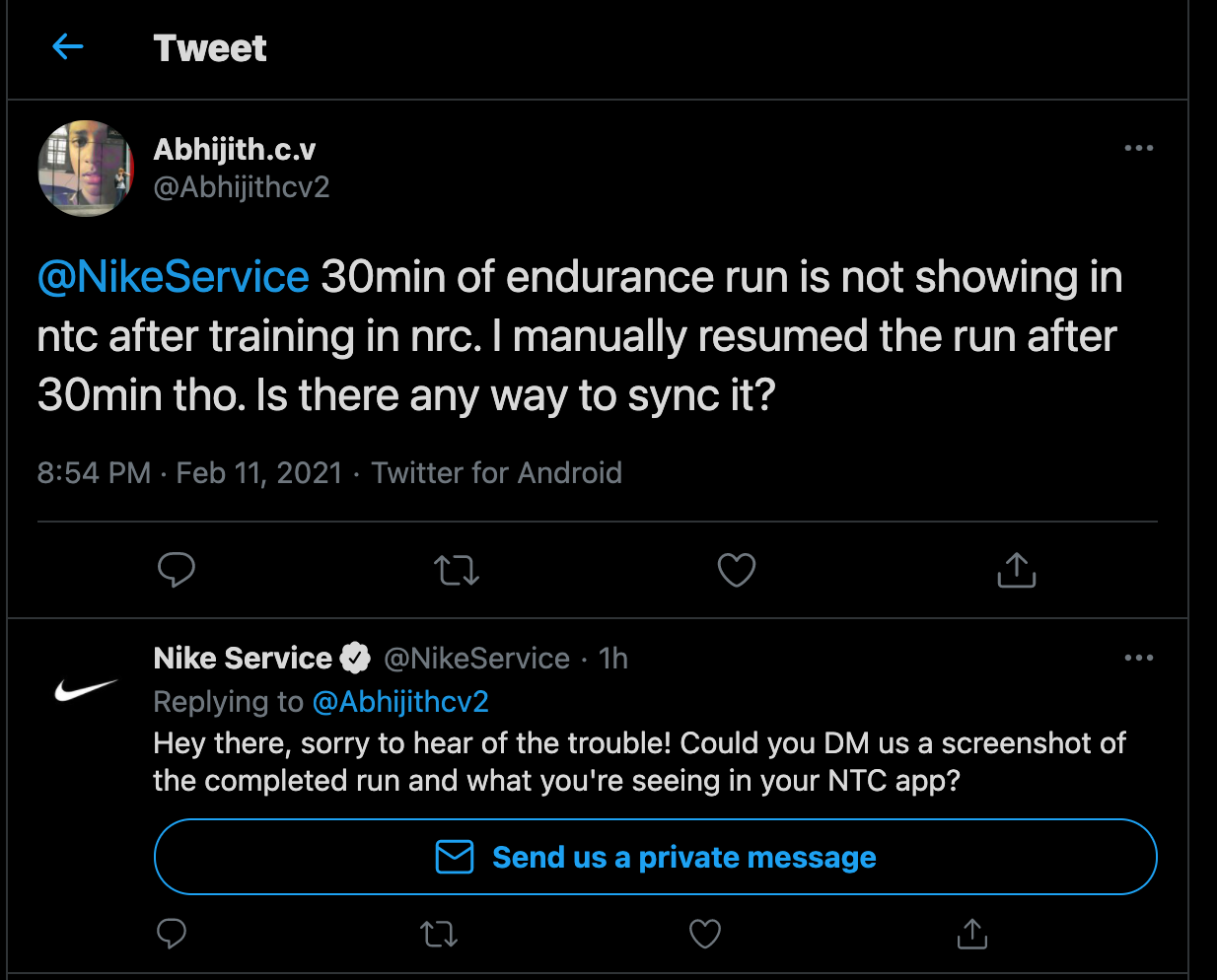 Nike Excels at Social Media Customer Service