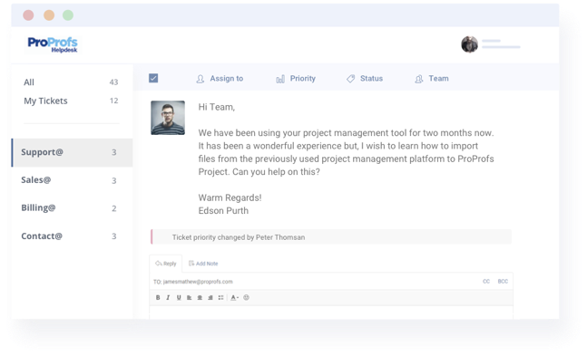 Cloud-Based Help Desk Software | ProProfs Help Desk